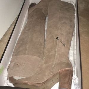 Dolce Vita Suede Okana Knee High Boots- Leather